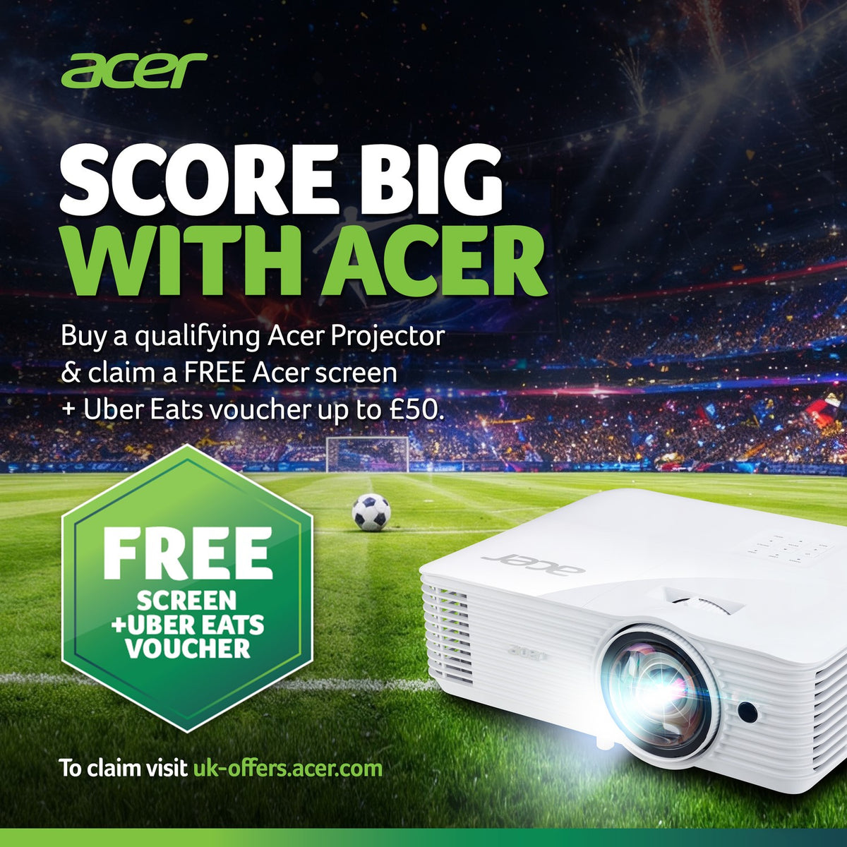 Acer H6542 1080 CarryCase EU/UK HDMI Standard throw projector 4000 ANSI lumens DLP 1080p (1920x1080)