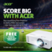 Acer H6542 1080 CarryCase EU/UK HDMI Standard throw projector 4000 ANSI lumens DLP 1080p (1920x1080)
