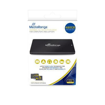 MediaRange MR1003 internal solid state drive 2.5" 480 GB Serial ATA III TLC MR1003, 480 GB, 2.5", 550 MB/s, 6 Gbit/s