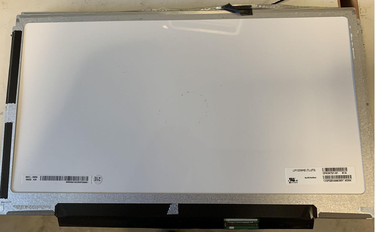 CoreParts 13,3" LCD HD Matte 1366x768 LED Screen, 40pins Bottom Right Connector, Side long 2xBrackets