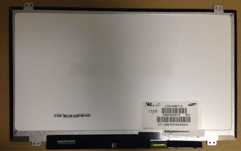 CoreParts 14,0" LCD HD Matte 1600x900 LED Screen, 30pins Bottom Right Connector, Top Bottom 4xBrackets