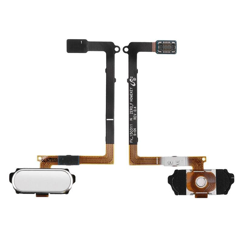 CoreParts Home Button with Flex Cable White for Samsung Galaxy S6 Series Button with Flex Cable White