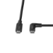 Lindy 1m USB 3.2 Type C Cable, 90° Right Angle, 10Gbps