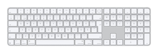 Apple Magic keyboard Universal USB + Bluetooth QWERTY Swedish White