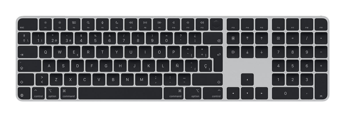 Apple Magic keyboard Universal USB + Bluetooth QWERTY Spanish Black