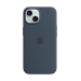 Apple iPhone 15 Silicone Case with MagSafe - Storm Blue