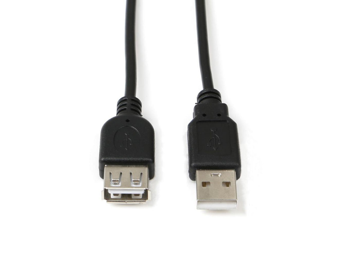 Microconnect USBAAF01B USB cable USB 2.0 0.1 m USB A Black
