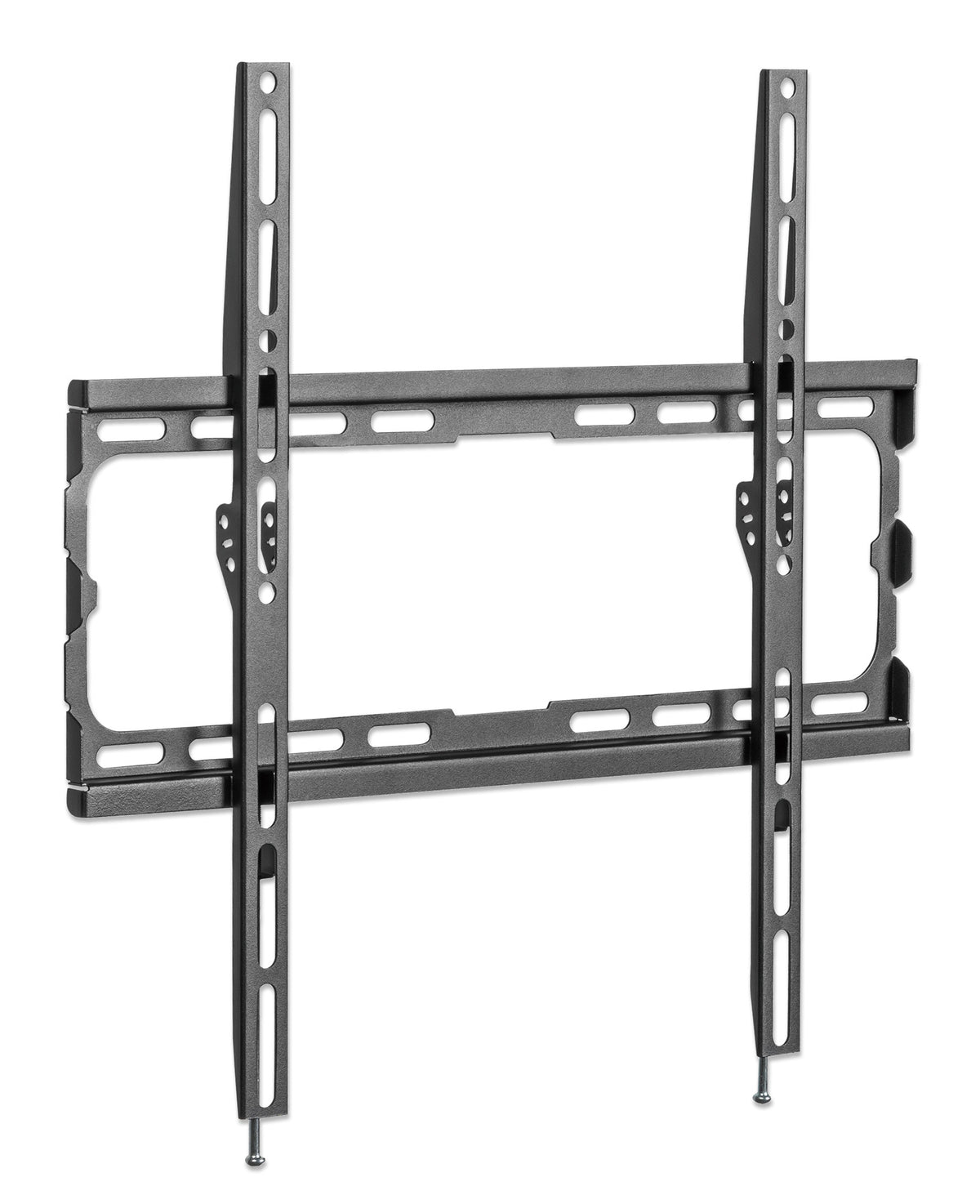 Manhattan Wall Mount for TV & Monitors (Fixed), For screens 32" to 55", VESA compatibility: all between 200x200mm to 400x400mm - check the dimensions of the four mounting holes on back of screen to ensure it fits, Max 40kg, Black, Bracket