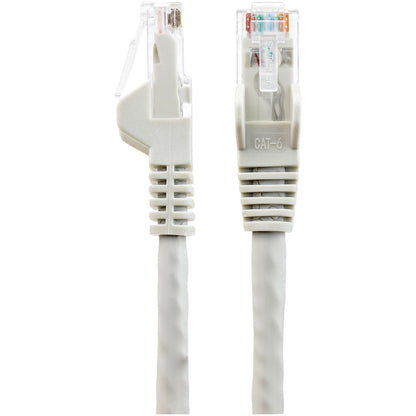 StarTech.com 15m CAT6 Ethernet Cable - LSZH (Low Smoke Zero Halogen) - 10 Gigabit 250Mhz 100W PoE RJ45 10GbE UTP Network Patch Cord Snagless with Strain Relief - Grey, CAT 6, ETL Verified, 24AWG