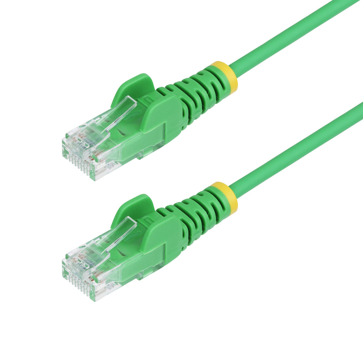 StarTech.com 3m Green Slim CAT6 Ethernet Cable, Snagless, 100W PoE, UTP, LSZH, 28AWG Pure Bare Copper Wire, Slim RJ45 Network Patch Cord w/Strain Reliefs, Individually Tested