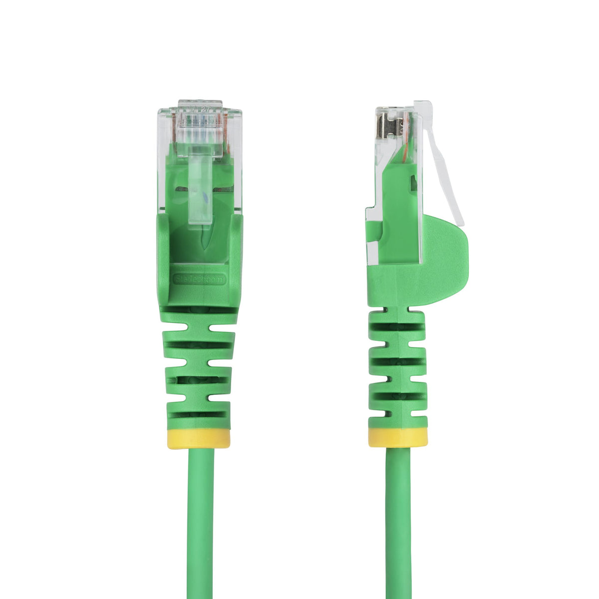 StarTech.com 3m Green Slim CAT6 Ethernet Cable, Snagless, 100W PoE, UTP, LSZH, 28AWG Pure Bare Copper Wire, Slim RJ45 Network Patch Cord w/Strain Reliefs, Individually Tested