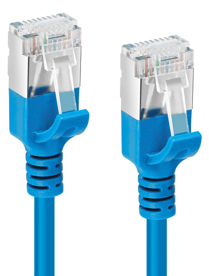 Microconnect V-FTP6A0025B-SLIM networking cable Blue 0.25 m Cat6a U/FTP (STP)