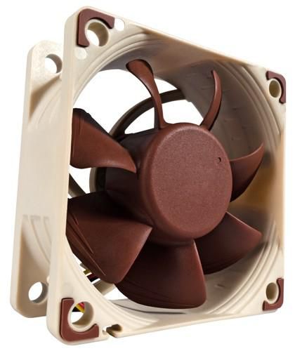 Noctua NF-A6x25 FLX Fan - 60mm NF-A6X25 FLX, Computer case, Fan, 6 cm, 1600 RPM, 3000 RPM, 19.3 dB