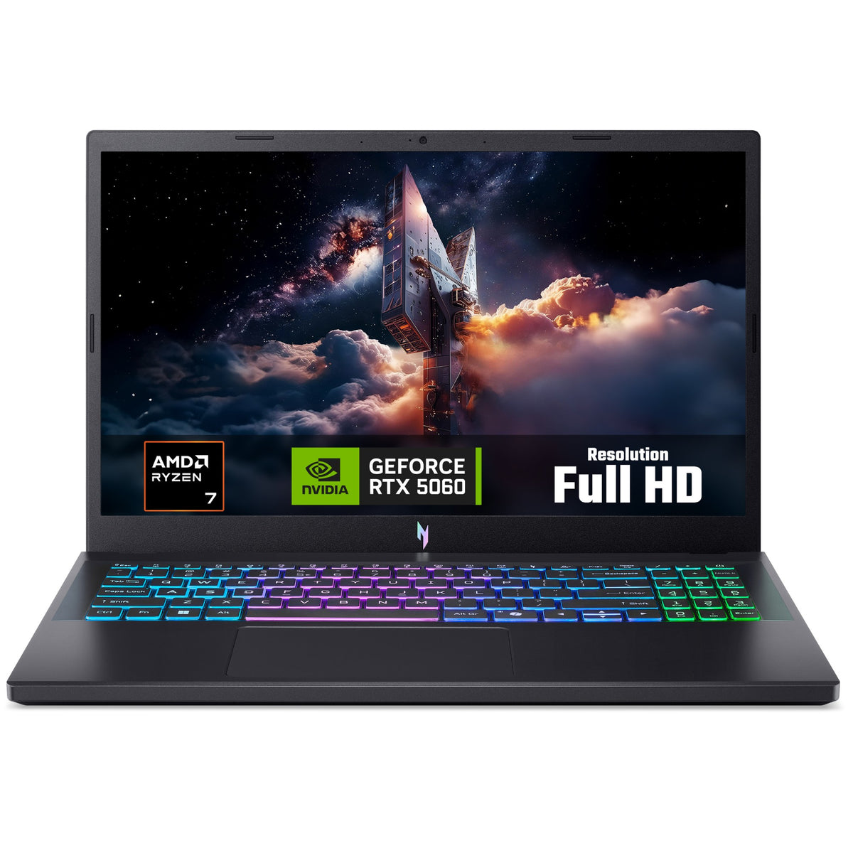 Acer Nitro V 15 ANV15-A31-R4A1 AMD Ryzen 7 170 16GB RAM 512GB SSD RTX 5060 15.6" Windows 11 Home Gaming Laptop