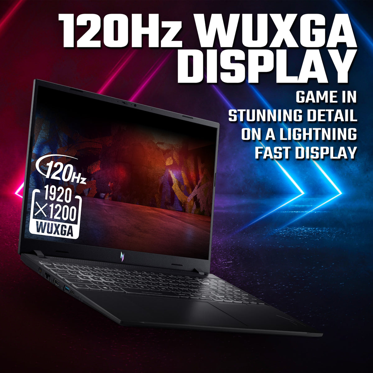 Acer Nitro V 16 V16 (ANV16-I31) gaming laptop - Intel Core 5 210H, NVIDIA RTX 5050, 16" 120Hz WUXGA (1920x1200), 16GB DDR5, 512GB SSD