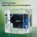 Acer 100W PD Charger, USB Port: 3C+1A, UK Plug, 100W USB-C Cable, Black