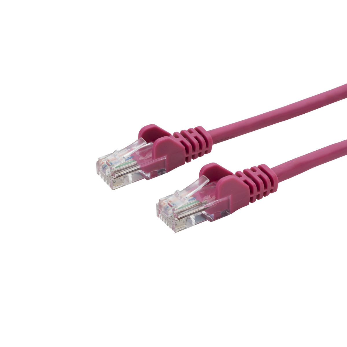 connektgear 2m RJ45 CAT6 UTP Stranded Flush Moulded LS0H Network Cable - 24AWG - Pink