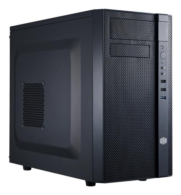 Cooler Master N200 mATX Black N200, Mini-Tower, PC, Plastic,Steel, Black, Micro ATX,Mini-ITX, Home/Office