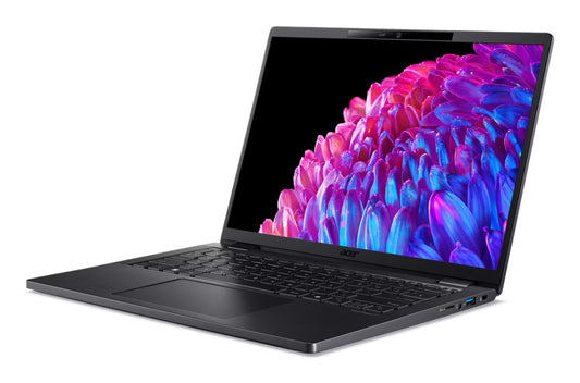 Acer TravelMate P6 TMP614-73-TCO-79JZ Intel Core Ultra 7 155H Laptop 35.6 cm (14") WUXGA 16 GB LPDDR5x-SDRAM 512 GB SSD Wi-Fi 7 (802.11be) Windows 11 Pro Black