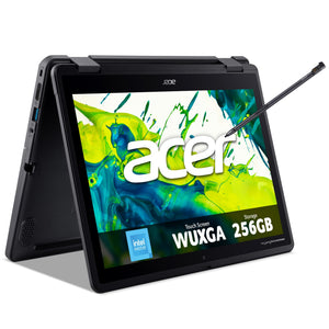 Acer TravelMate Spin B3 B3 Spin 12 convertible laptop (TMB312RN-31) - Intel N150, 8GB RAM, 256GB SSD, 12.2" WUXGA touchscreen, Windows 11