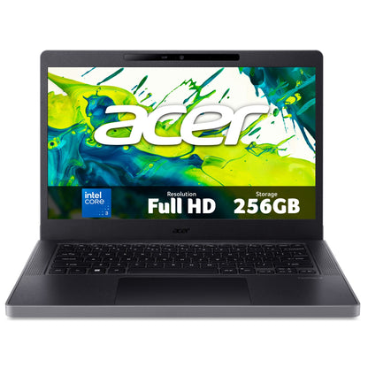 Acer TravelMate B5 14 laptop (TMB514-31-G2) - Intel Core 3, 16GB RAM, 256GB SSD, 14" FHD display, Windows 11