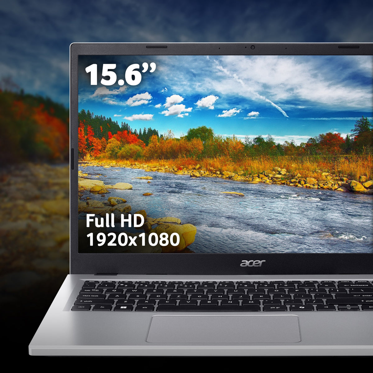 Acer Aspire Lite AL15-61P-R1JN AMD Ryzen 7 8840HS 16GB RAM 512GB SSD 15.6" Full HD Windows 11 Home Laptop - Silver