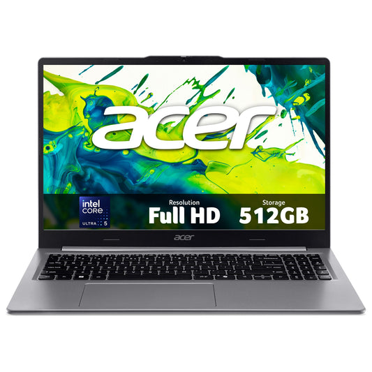 Acer Extensa 15 15 laptop (EXO15-71) - Intel Core Ultra 5, 8GB RAM, 512GB SSD, 15.6" Full HD display, Windows 11