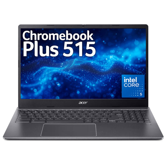 Acer Chromebook Plus 515 CRMBK 515 I5-120U 8/256 IRN CHR Intel Core 5 39.6 cm (15.6") Full HD 8 GB LPDDR5x-SDRAM 256 GB SSD Wi-Fi 6E (802.11ax) ChromeOS Grey