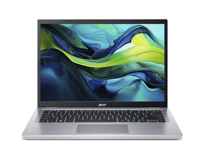 Acer Aspire Go 14 AG14-22P-R76A AMD Ryzen™ 3 7320U Laptop 35.6 cm (14") WUXGA 8 GB LPDDR5-SDRAM 128 GB SSD Wi-Fi 6 (802.11ax) Windows 11 Home in S mode US International Silver