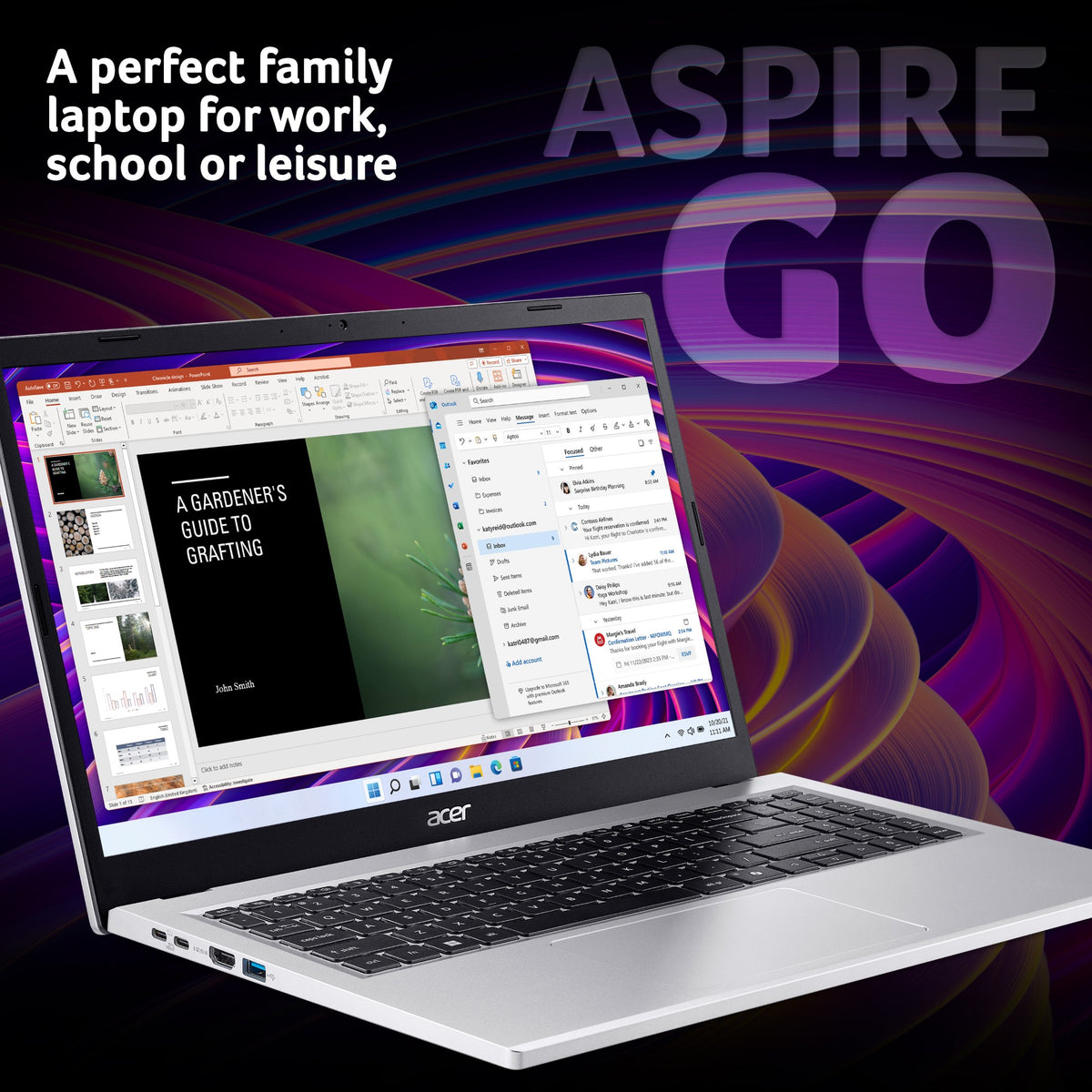Acer Aspire Go 15 AG15-71P - 15.6" Full HD, Intel Core i5-13420H, 8GB, 512GB SSD, Windows 11 Notebook