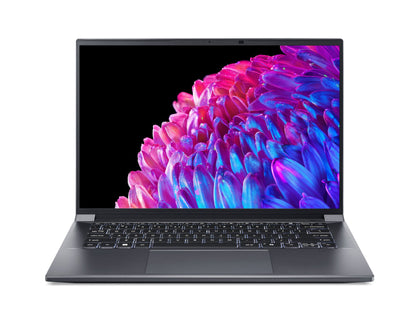 Acer Swift SFX14-72G-50P2 Intel Core Ultra 5 125H Laptop 36.8 cm (14.5") 2.8K 32 GB LPDDR5-SDRAM 1 TB SSD NVIDIA GeForce RTX 3050 Wi-Fi 6 (802.11ax) Windows 11 Pro Grey