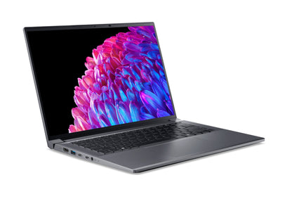 Acer Swift SFX14-72G-50P2 Intel Core Ultra 5 125H Laptop 36.8 cm (14.5") 2.8K 32 GB LPDDR5-SDRAM 1 TB SSD NVIDIA GeForce RTX 3050 Wi-Fi 6 (802.11ax) Windows 11 Pro Grey
