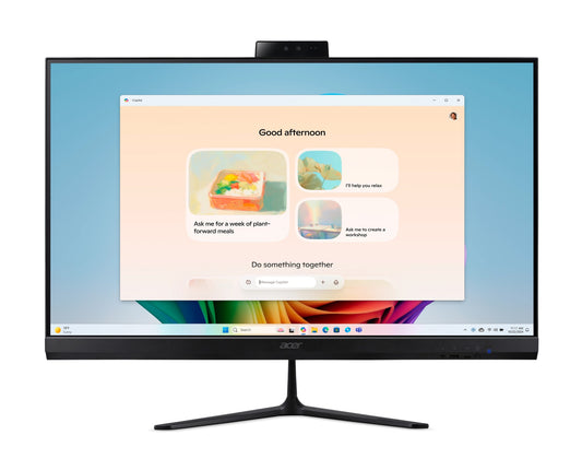 Acer Aspire C27-B All-in-One Desktop - AMD Ryzen 7-350, 16GB, 1TB SSD, Integrated AMD Radeon Graphics, 27" Full HD, Windows 11, Black