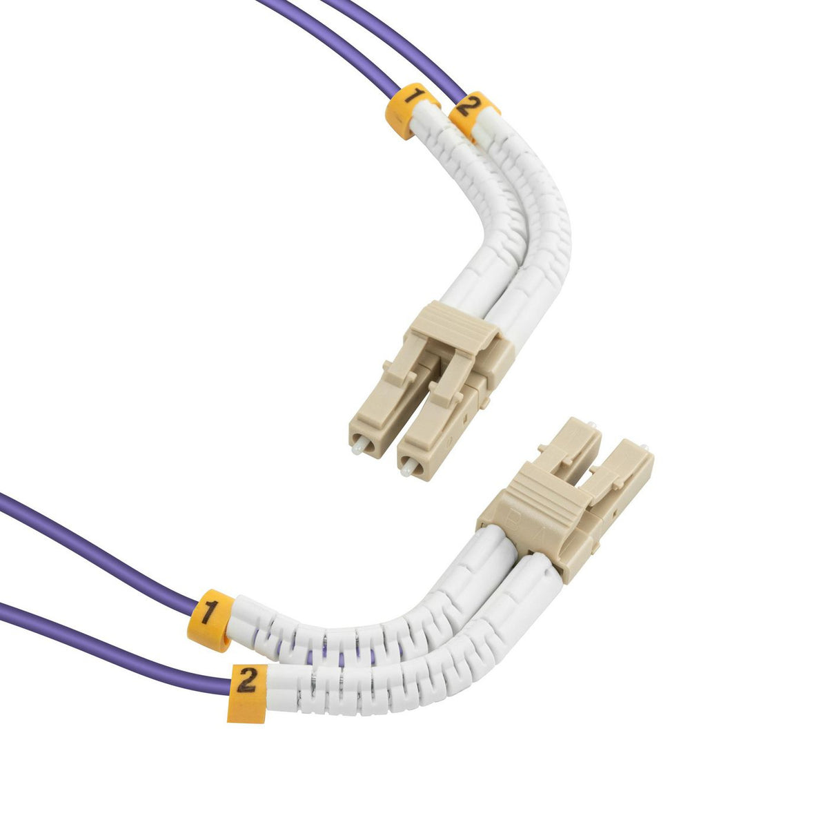 Lanview LVO231810-FLEX InfiniBand/fibre optic cable 1 m LC Purple