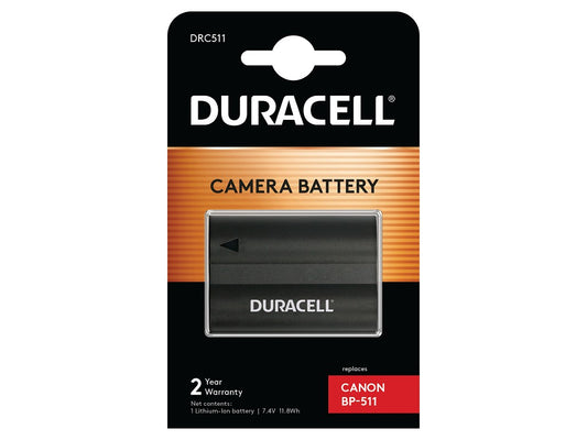 Duracell Camera Battery - replaces Canon BP-511/BP-512 Battery