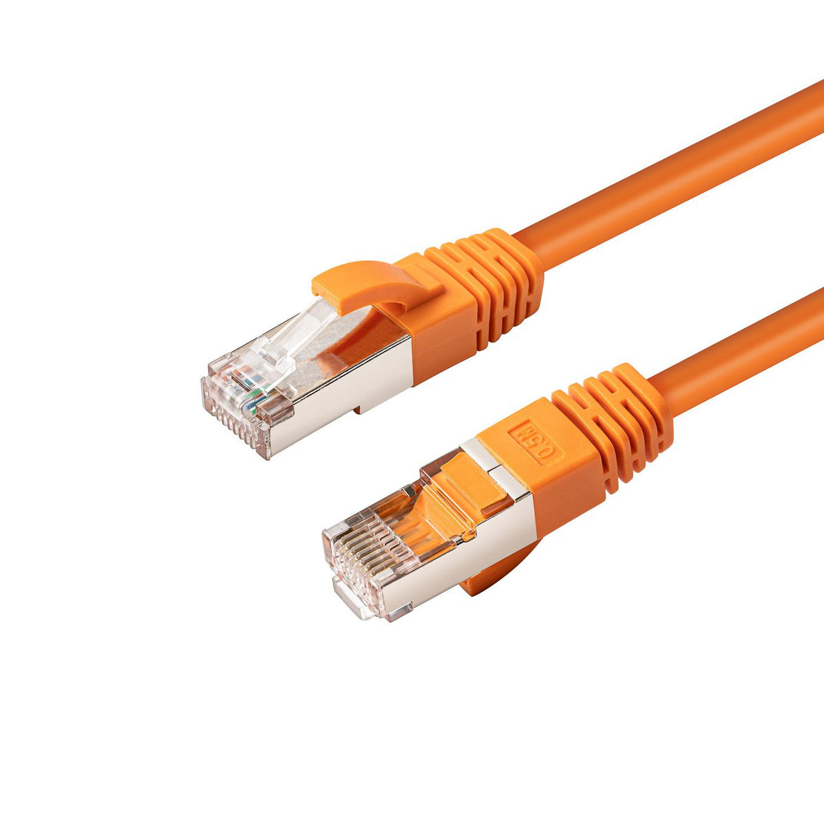 Microconnect MC-SFTP6A01O networking cable Orange 1 m Cat6a S/FTP (S-STP) Round