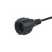 Equip 112106 power cable Black 0.25 m IEC C14 CEE7/3