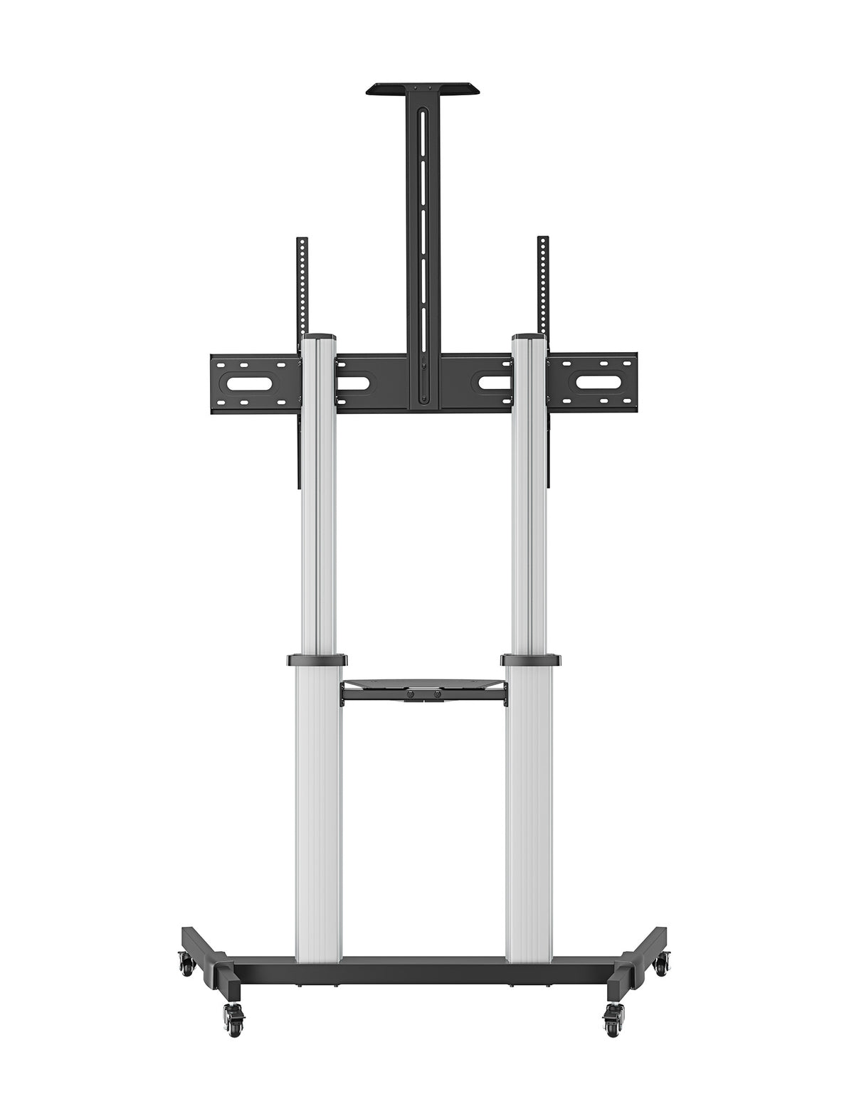 Manhattan Trolley Mount Stand for TV & Monitors, For screens: 37" to 100",VESA compatibility:all between 200x200 to 1000x600mm -check the dimensions of the four mounting holes on back of screen to ensure it fits,Max 80kg,Height adjustable 1200 to 1600mm,L