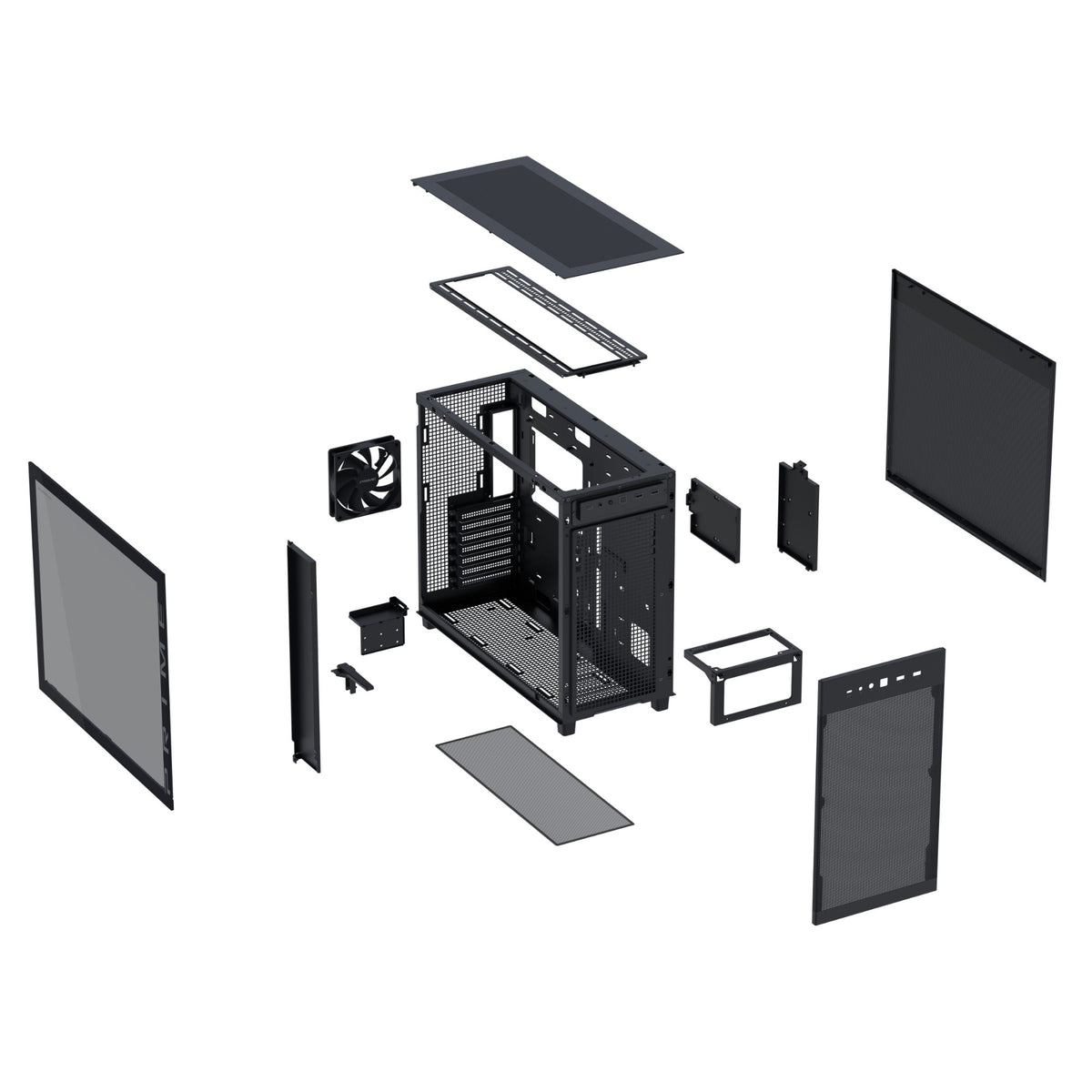 ASUS PRIME AP303 TG Black Midi Tower