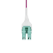 StarTech.com 15m (50ft) LC to LC (UPC) OM4 Multimode Fiber Optic Cable, Erika Violet, 50/125µm, 40G/100G, LOMMF/VCSEL, Uniboot Fiber Jumper Cord, OFNR Riser Rated