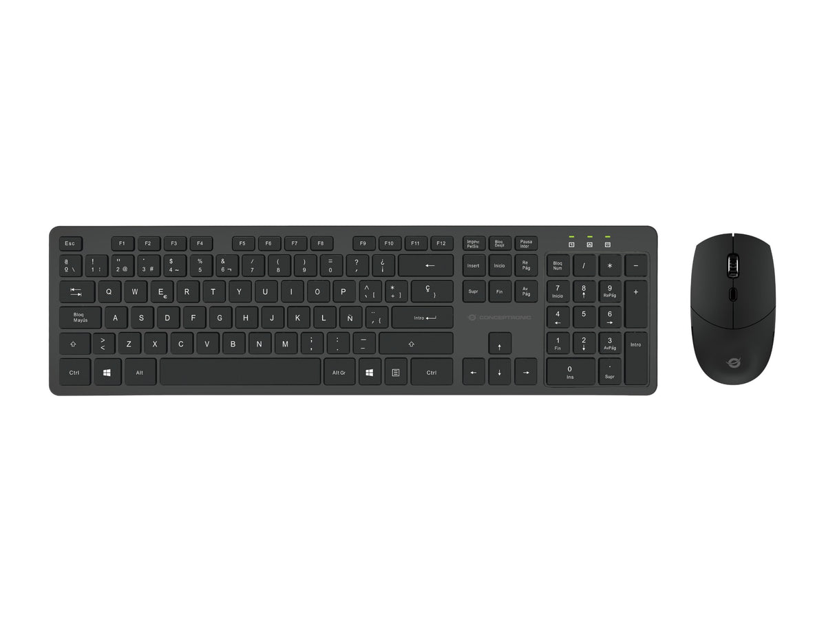 Conceptronic Wireless Keyboard & Mouse Kit, Spanish layout