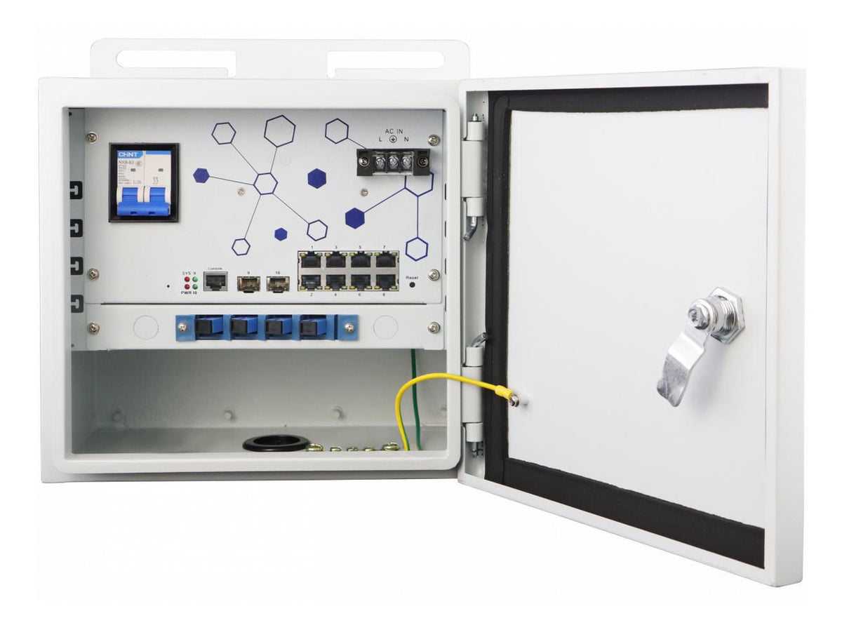 LevelOne Network Switch Managed L2 2.5G Ethernet (100/1000/2500) Power Over Ethernet (Poe) Black
