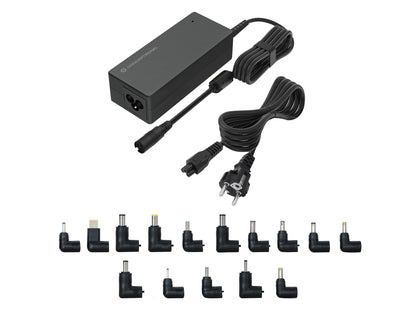 Conceptronic OZUL08B15 90W Universal Laptop Charger, 15 Charging Tips incl.