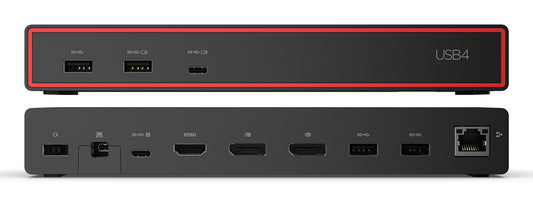 Lenovo ThinkPad USB4 Dock 5000 Wired Thunderbolt 4 Black