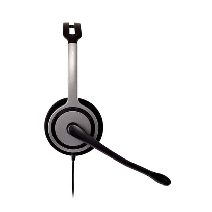 V7 HA212-2EP headphones/headset Wired Head-band Calls/Music Black, Silver