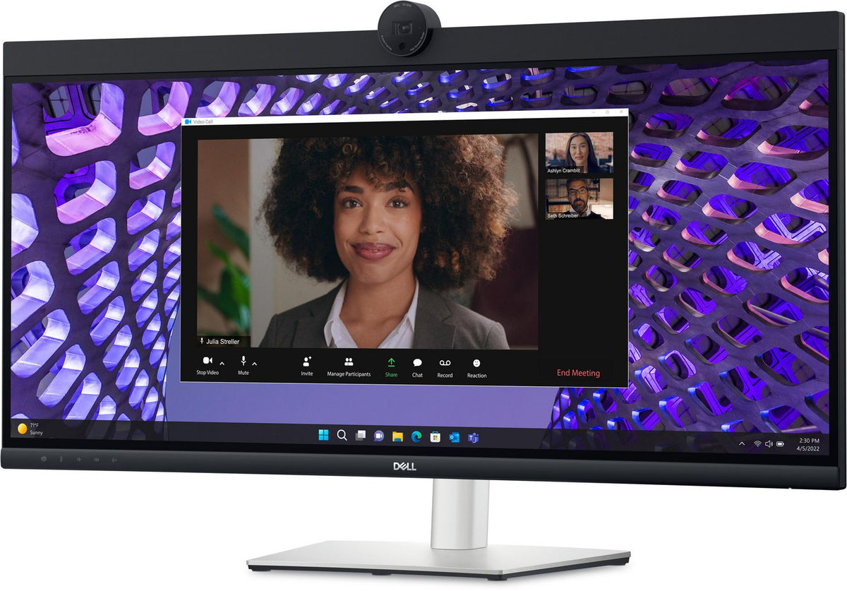 Dell P3424Web Computer Monitor 86.7 Cm (34.1") 3440 X 1440 Pixels 4K Ultra Hd Lcd Black