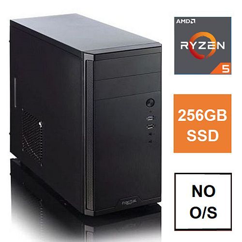 Euro IT MATX Tower PC, Fractal Core 1100 Case, Ryzen 5 4600G, 8GB 3200MHz, 256GB SSD, Bequiet 550W, No Optical, KB & Mouse, No Operating System