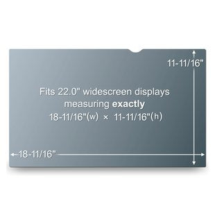 3M Black Privacy Filter for Desktops PF22.0W