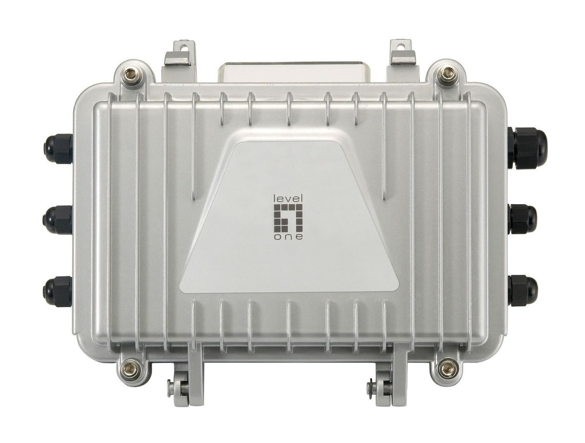 LevelOne POE EXTENDER OVER HYBRID FIBER PoE over Hybrid Cable Receiver, 4 PoE Outputs, Indoor/Outdoor, Network receiver, 2000 m, 100 Mbit/s,