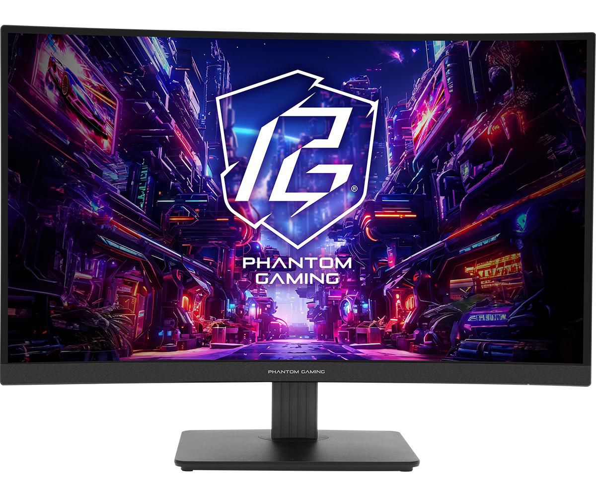 Asrock Phantom Gaming Computer Monitor 68.6 Cm (27") 2560 X 1440 Pixels Quad Hd Led Black